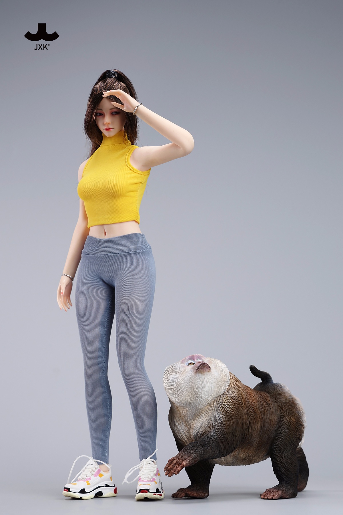 [สั่งจอง]JXK JXK250 1/6 : Northern Pigtail Macaque Figurine