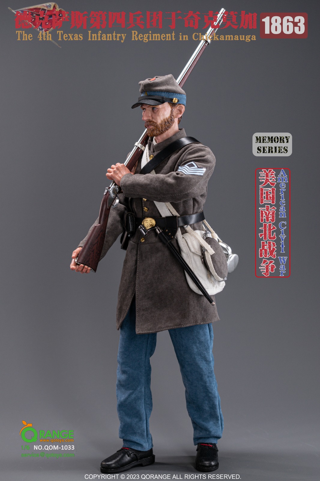 [สั่งจอง]QORANGE QOTOYS 1/6 - QOM-1030 : French Napoleonic Infantry Sapper of the Imperial Guard 1812
