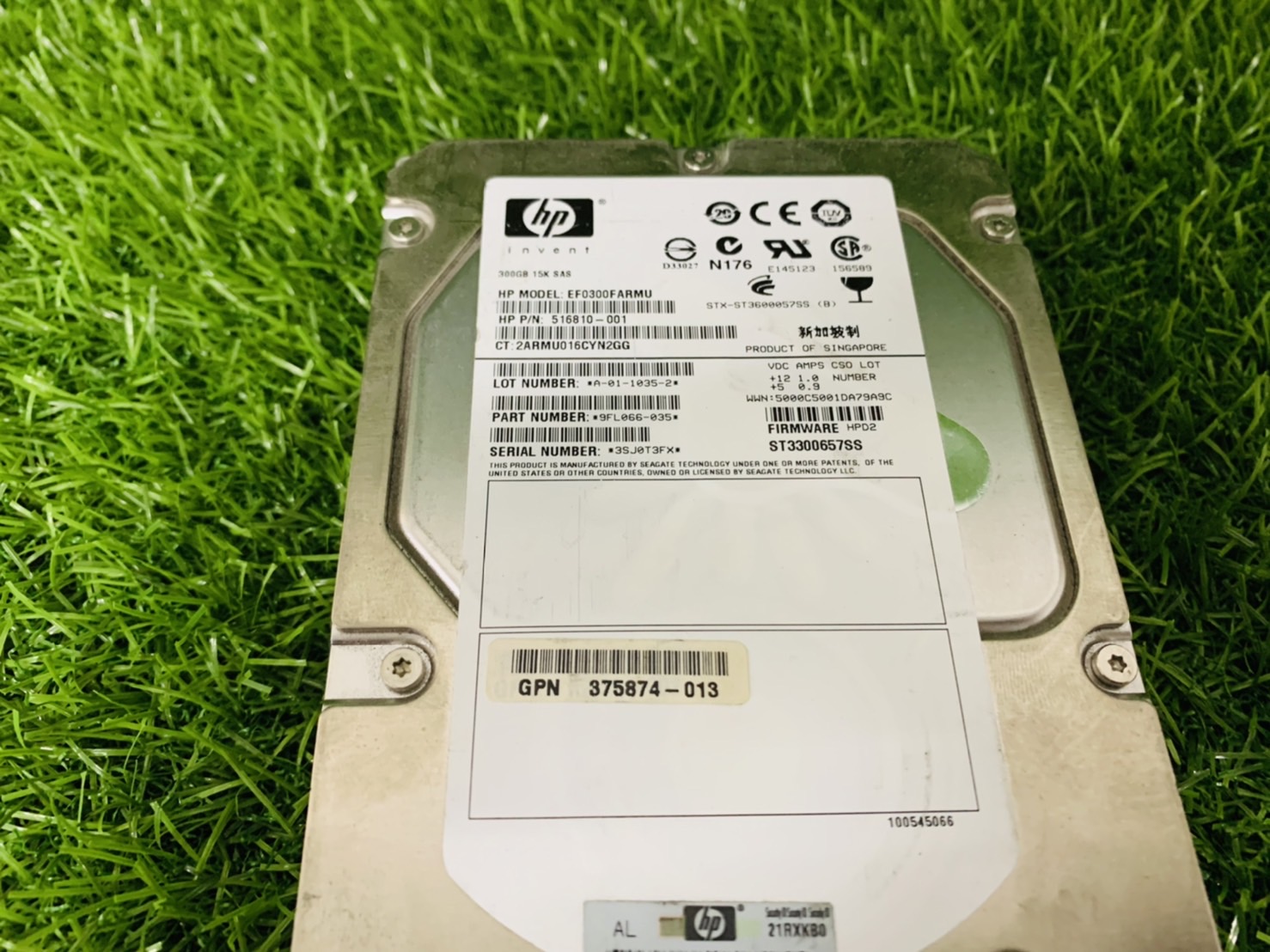 ฮาร์ดดิสก์ 300GB 15000RPM 6Gbps 3.5" SAS Hard Drive สินค้ามีประกัน