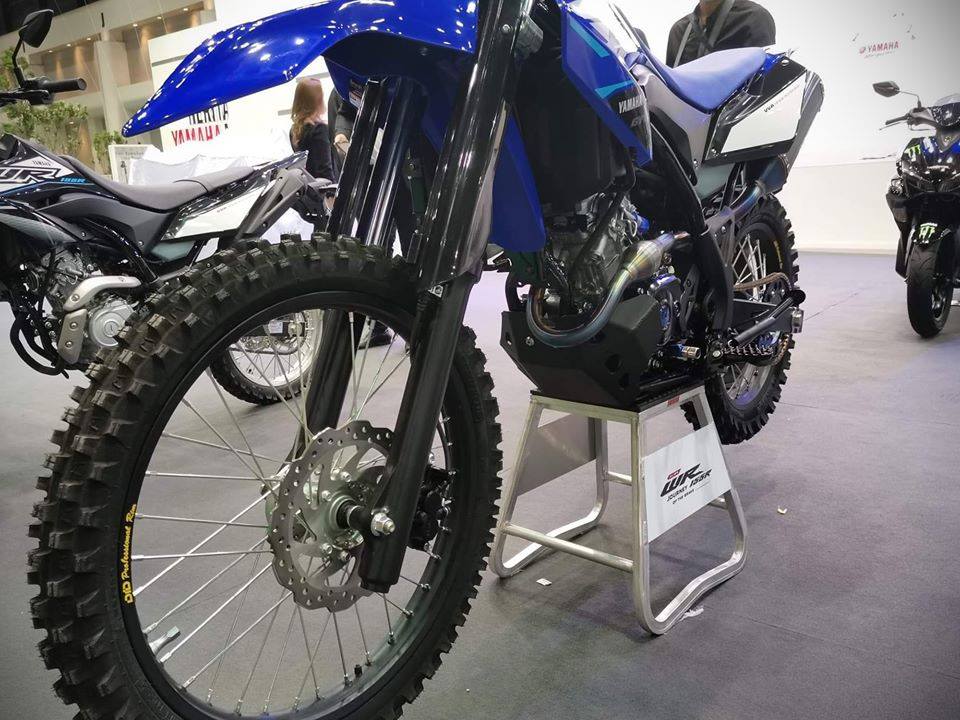 กันแคร้ง SRC WR155R สีพาวเดอร์โค้ด (ท่อแต่งเท่านั้น)