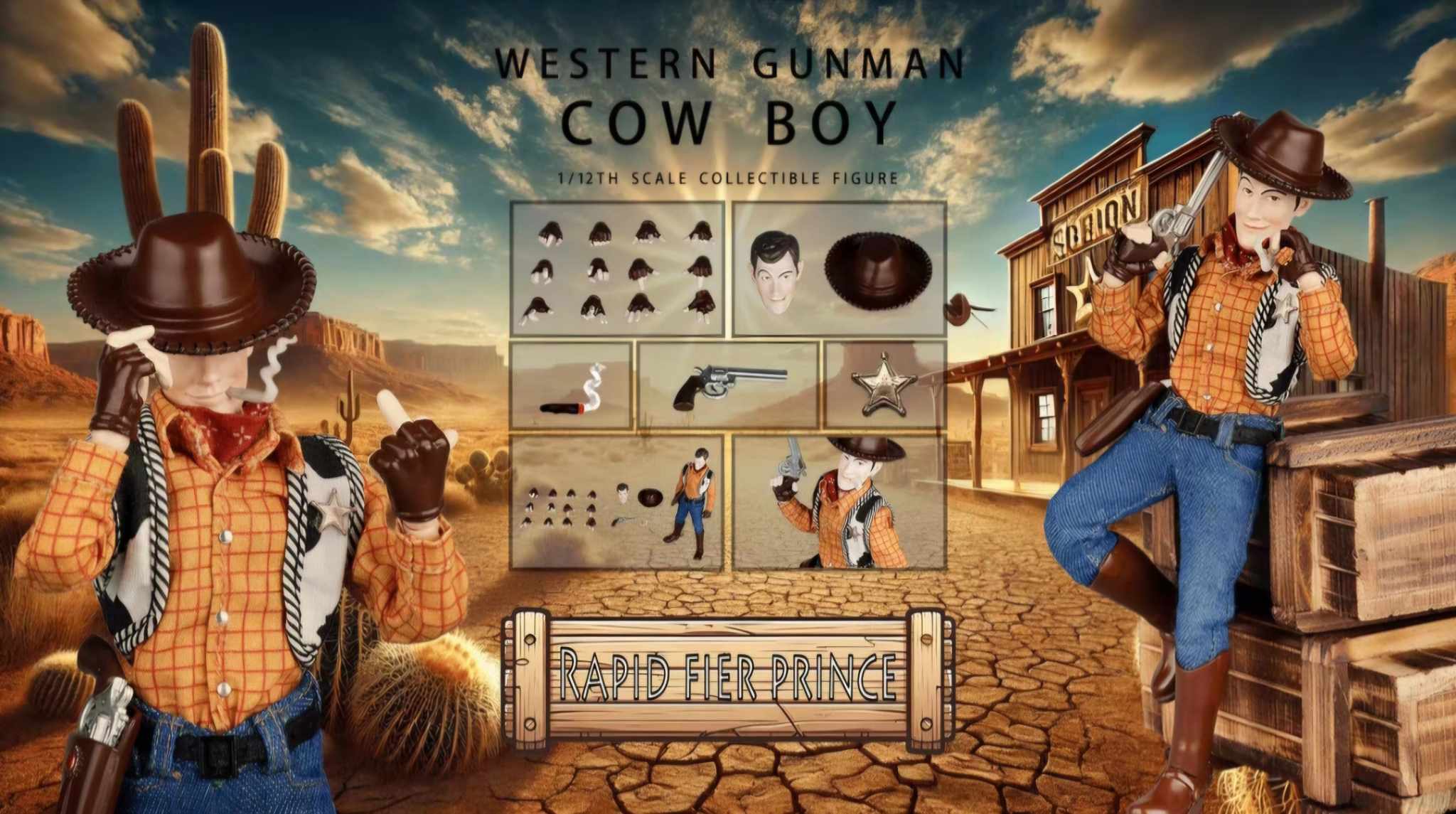 [สั่งจอง]Joy man JM002 1/12 : Western Cowboy