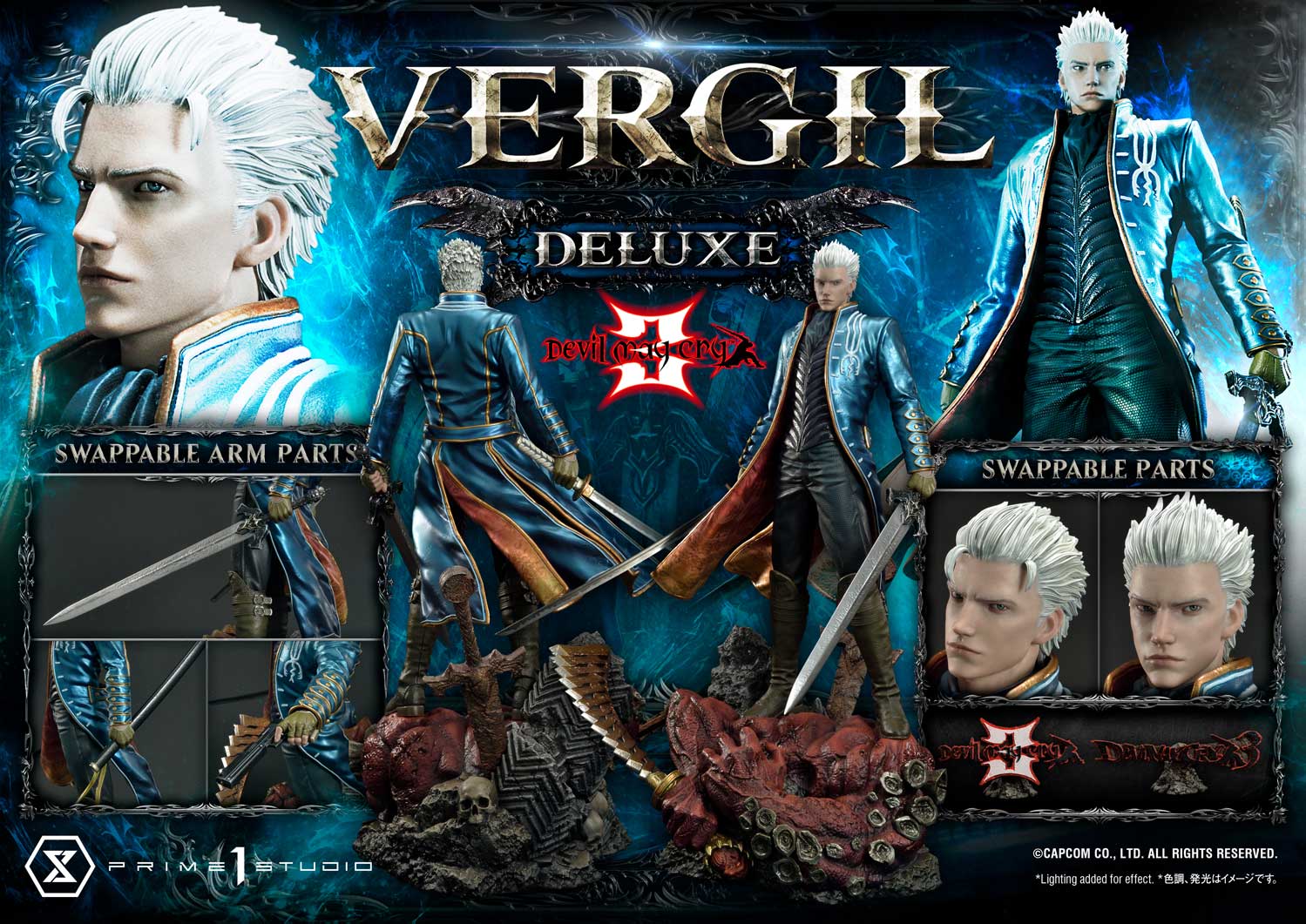 [สั่งจอง] Prime 1 Studio 1/4 Vergil (Devil May Cry 3)