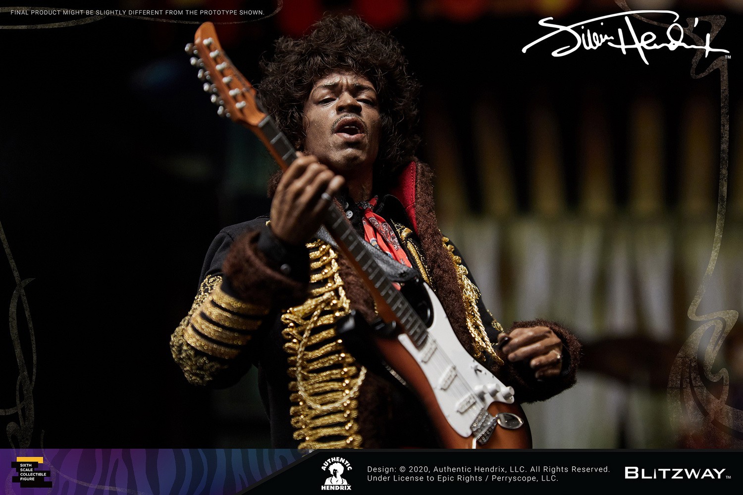 [สั่งจอง] BLITZWAY BW-UMS 11201 1/6 Scale : Jimi Hendrix