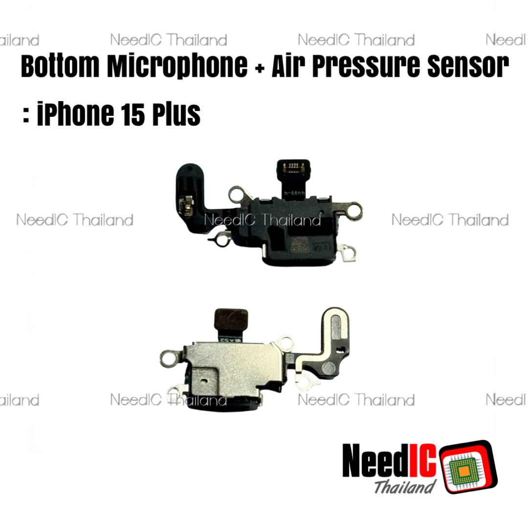 Bottom Microphone + Air Pressure Sensor : iPhone 15 Plus