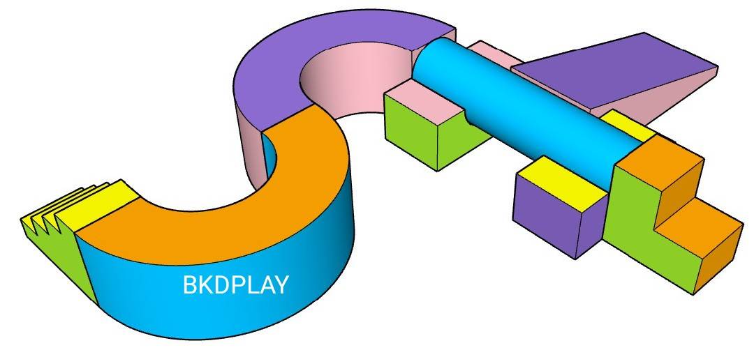 ชุดตัวSสูง45ซม. ทางเดินฝึกการทรงตัว-พัฒนาการนุ่มนิ่ม8ชิ้น ทางเดิน pvc, ตัวS เบาะนุ่มนิ่ม หนัง soft play, indoor playground เครื่องเล่นสนามในร่ม kidzone มุมเด็ก