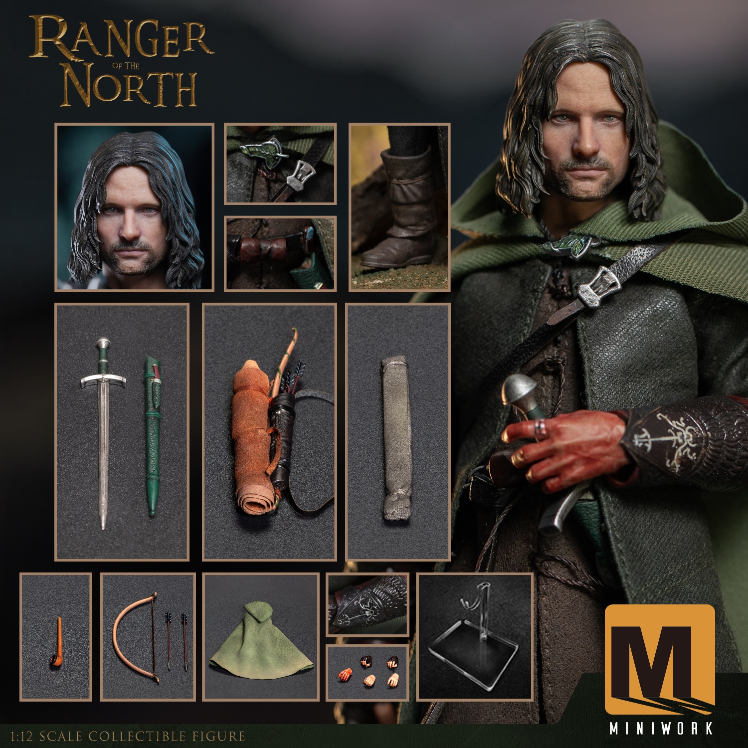 [สั่งจอง] MiniWork MW-001 1/12 : ranger of the north