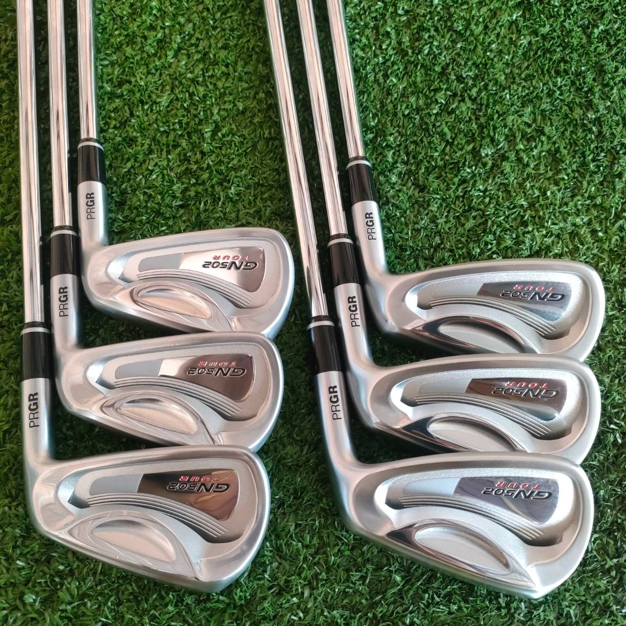ชุดเหล็ก PRGR GN502 TOUR FORGED มีเหล็ก 5-9 เเละ PW ก้าน SPEC STEEL 095 เป็นเหล็ก FORGED ระดับ HI-END จาก Yokohama Rubber Industries, ไม้กอล์ฟมือสอง ของแท้ BY NakaraLuxurious