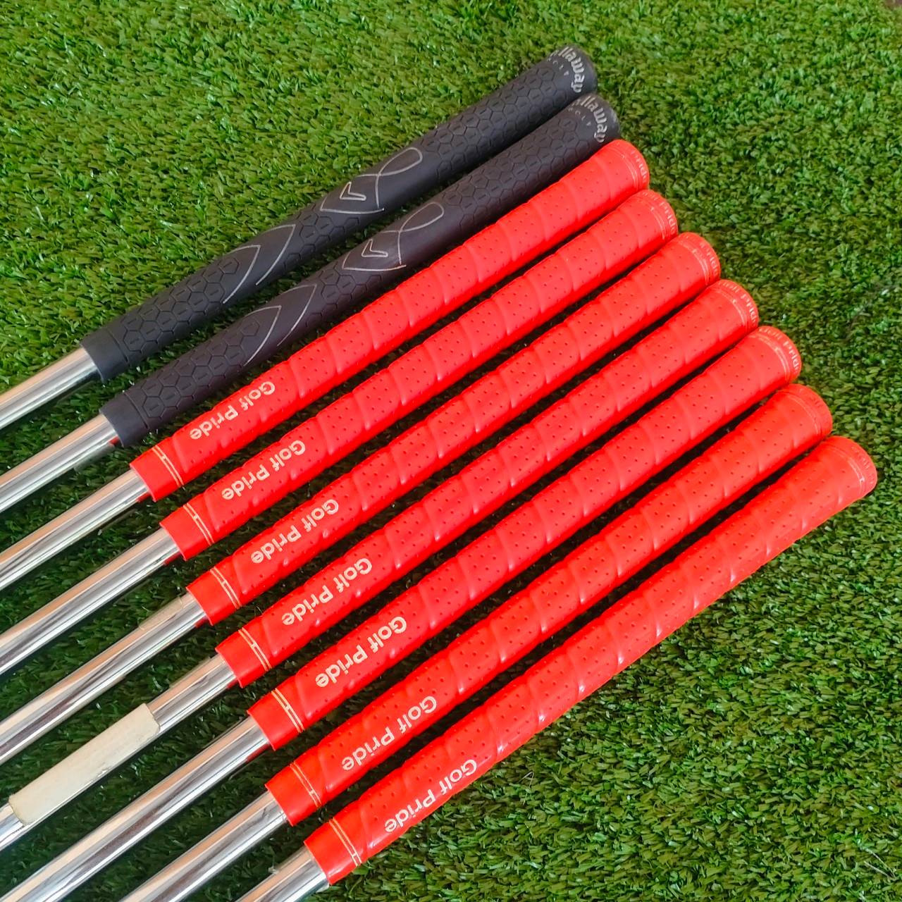 ชุดเหล็ก CALLAWAY BIG BERTHA มีเหล็ก 3-9 เเละ PW SW ก้าน PRECITION FLEX R กริฟ GOLFPRIDE , ไม้กอล์ฟมือสอง ของแท้ BY NakaraLuxurious