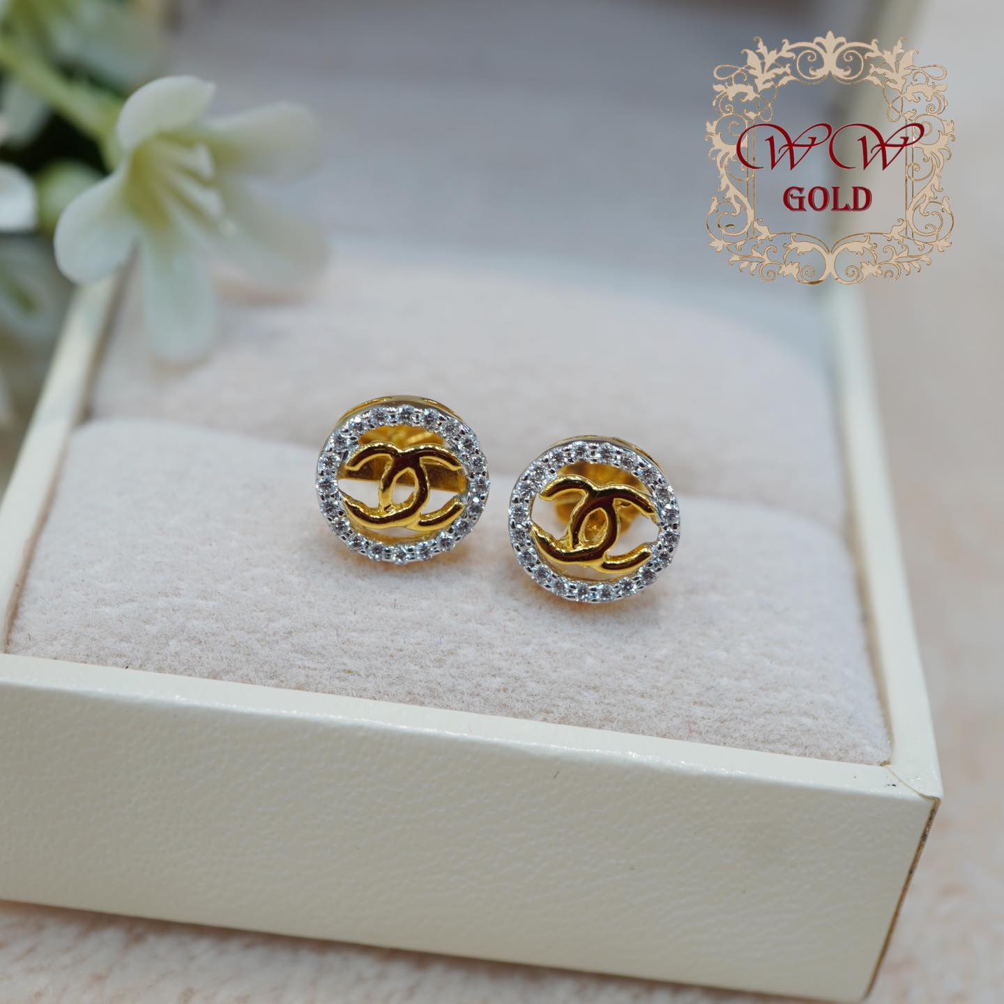 ต่างหูวงกลมCC^^