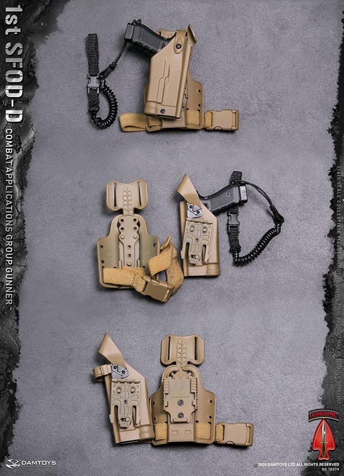 [สั่งจอง] DAMTOYS 78074 1/6 1st SFOD-D Combat Applications Group GUNNER