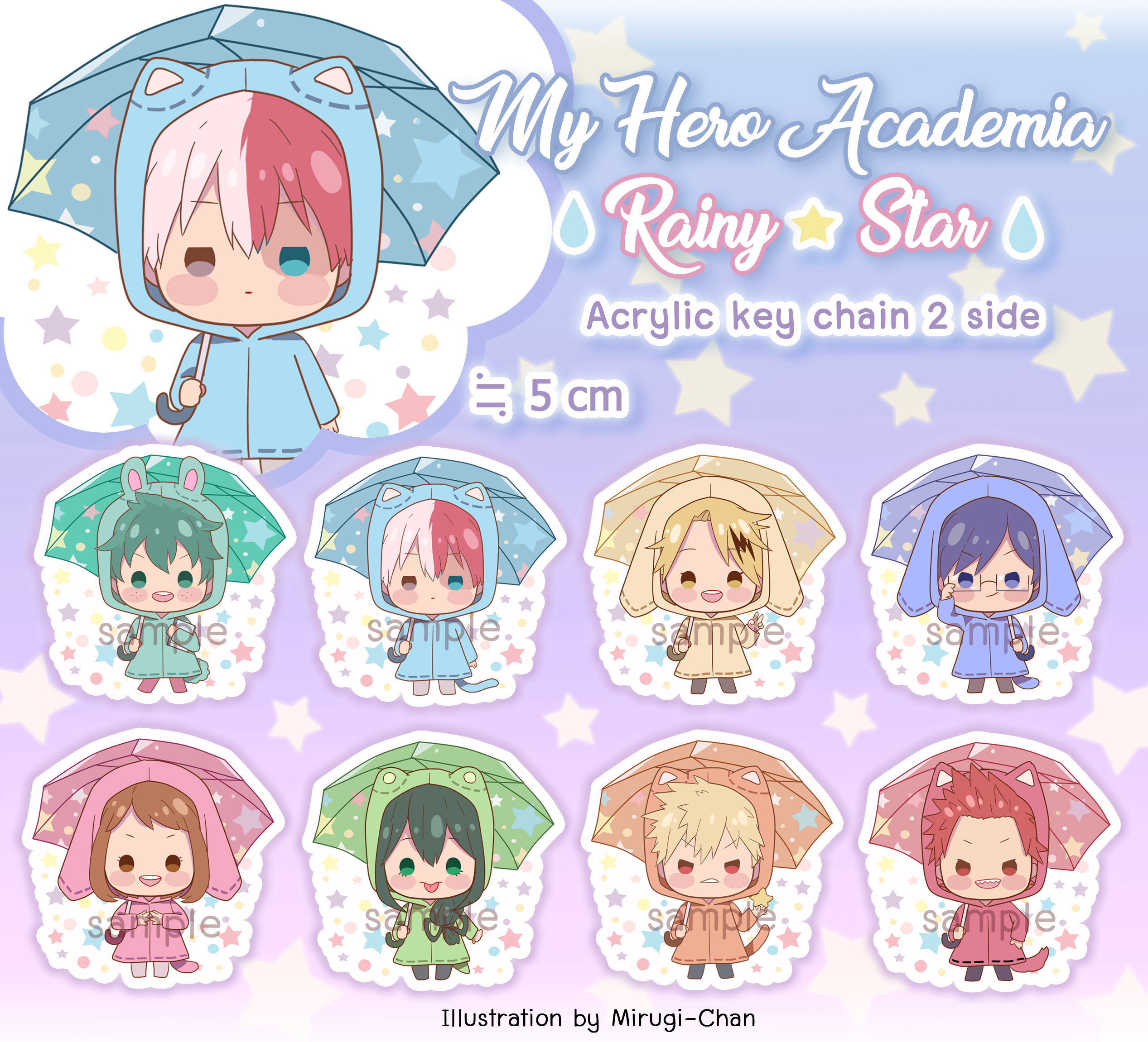 MHA : Rainy Star : Acrylic Keychain