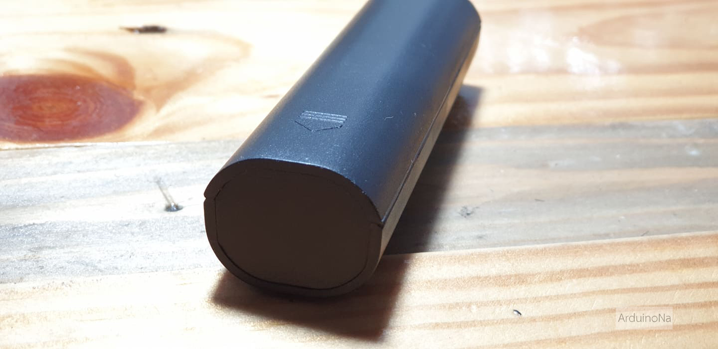 กล่องใส่แบตพร้อมโมดูลชาร์ต Li-ion 18650 แบบ 1 ก้อน ทำเป็น Powerbank ได้ทันที แบบกลม