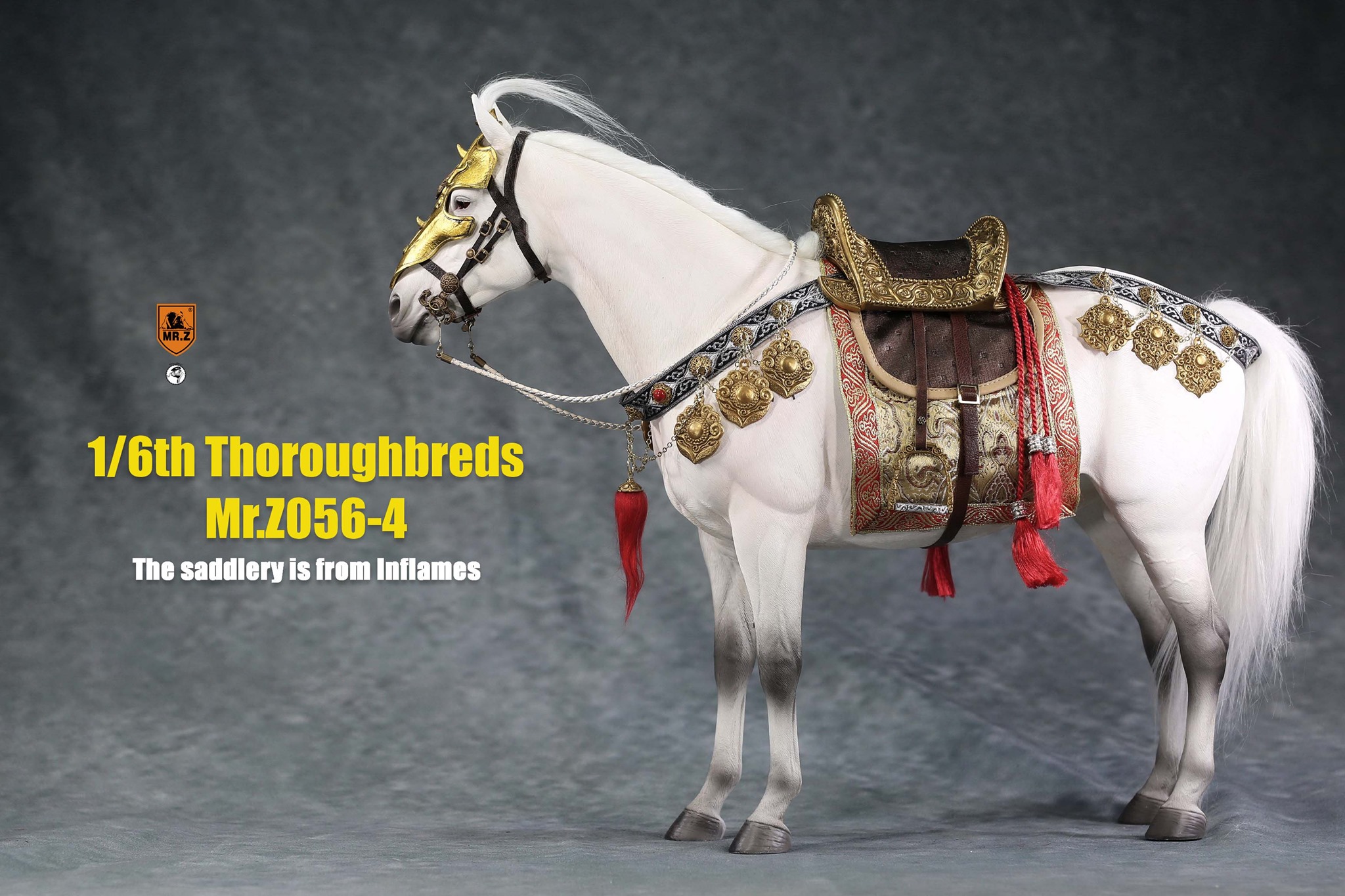 [สั่งจอง]MR.Z MRZ056 1/6 animal model No.56 : Thoroughbreds （all 5 colours） MR.Z 1/6 : Ancient Japanese Harness Set
