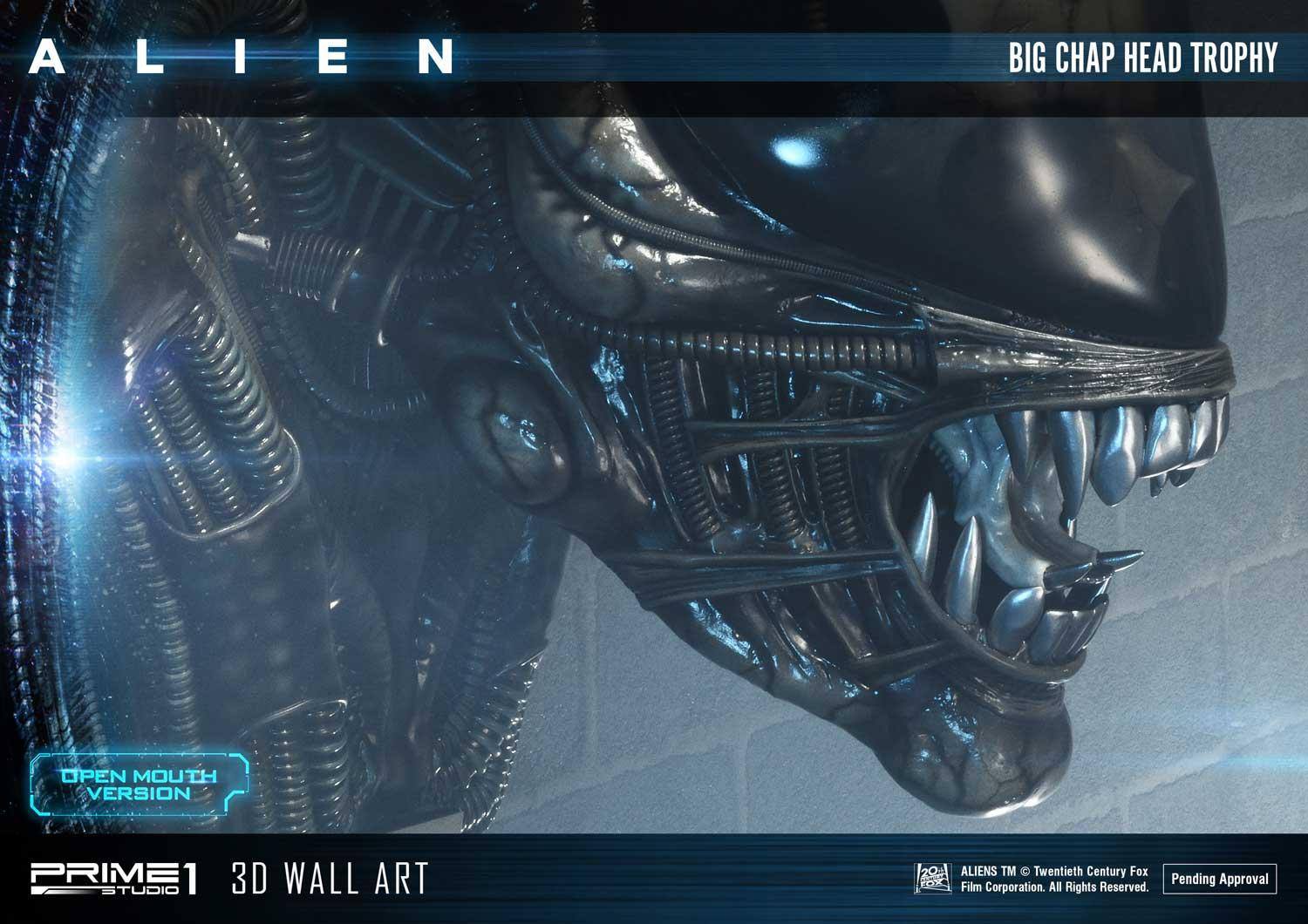 [สั่งจอง]Prime 1 Studio WAAL-02OM: Alien Big Chap Head Trophy (Open Mouth Ver.)