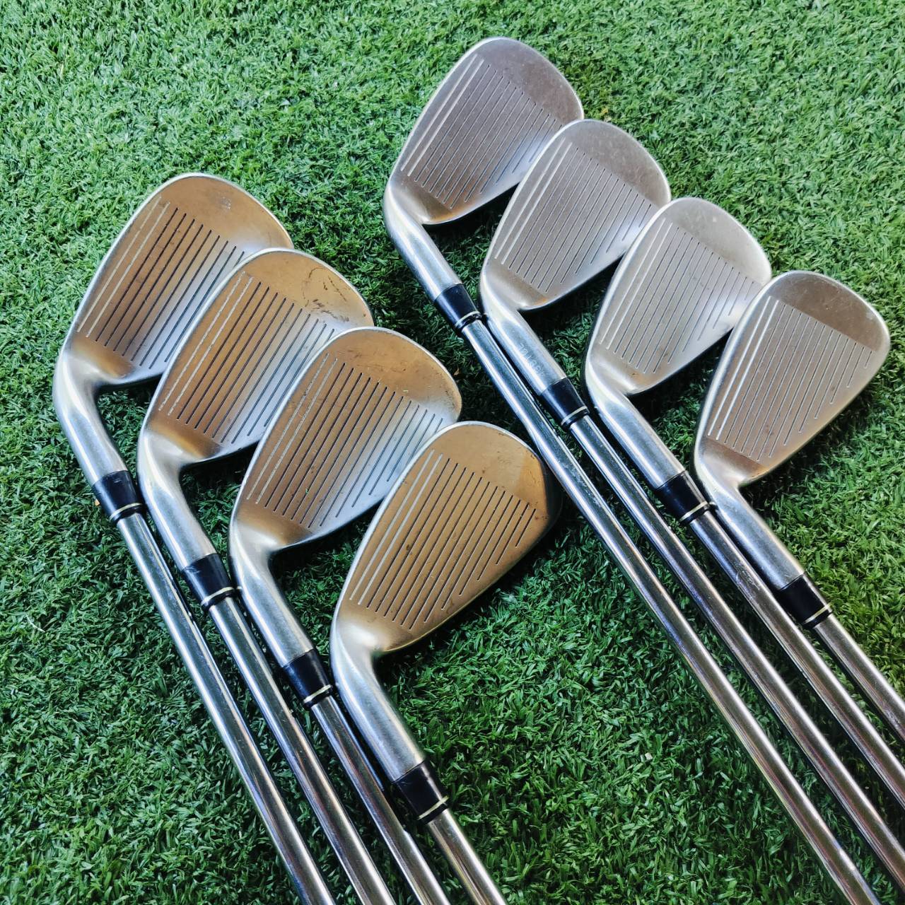 ชุดเหล็ก Taylormade RAC HT มีเหล็ก 3 4 5 6 7 8 9 PW ก้าน Taylormade FLEX S ใบใหญ่ตีง่ายมาก ไม้กอล์ฟพรีเมี่ยมมือสอง ของแท้ By NakaraLuxurious