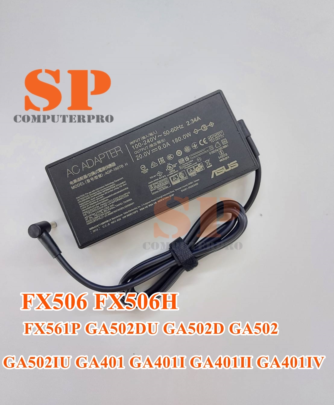 ASUS ADAPTER อแดปเตอร์ของแท้ ASUS FX506 FX506H FX561P GA502DU GA502D GA502 GA502IU GA401 GA401I GA401II GA401IV 20V 9A
