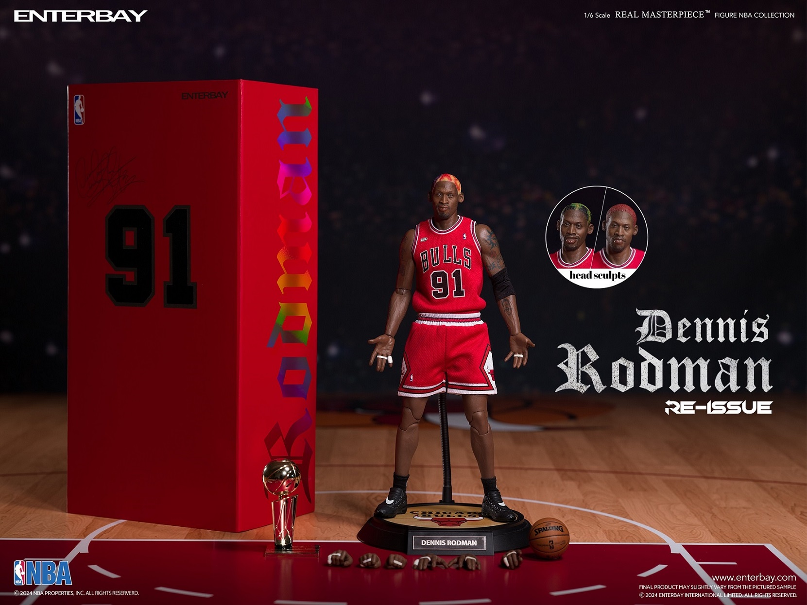 [สั่งจอง] Enterbay RM-1059 1/6 : DENNIS RODMAN (Limited Retro Edition)