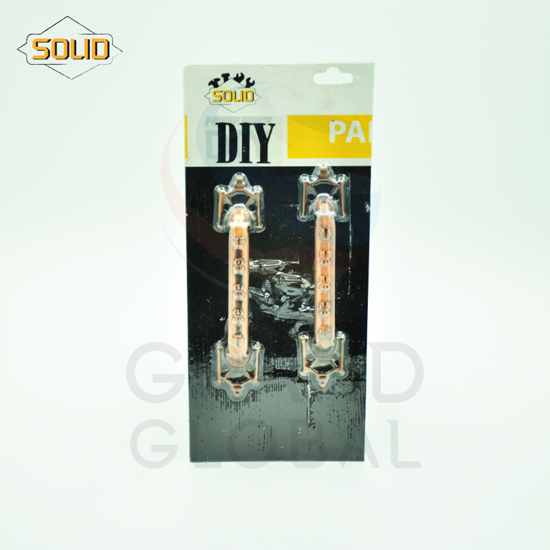 SOLID ชุดด้ามจับประตู ลายวินเทจ สีทองแดง แพ๊คคู่