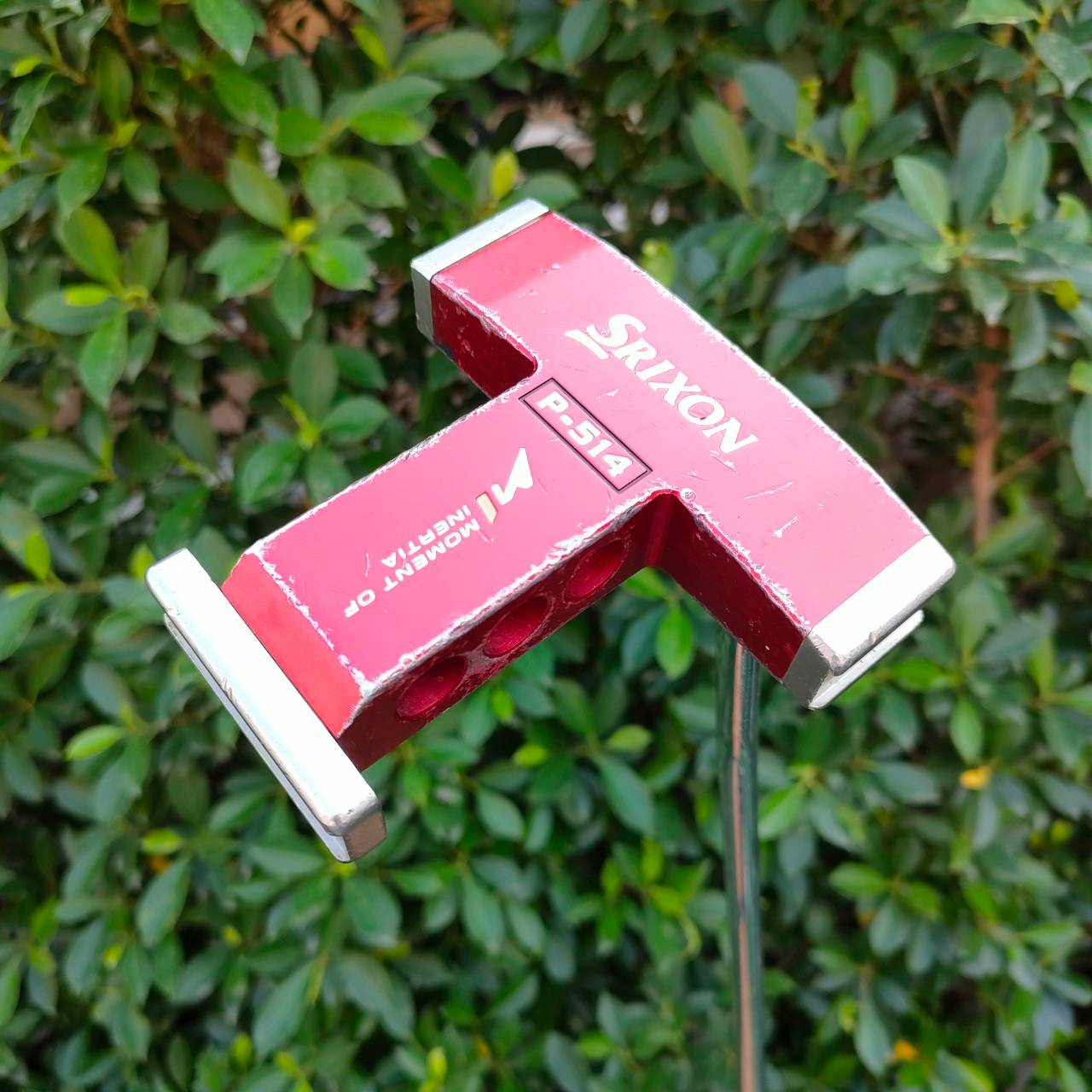 PUTTER SRIXON P-514 ความยาว 33 นิ้ว รูปทรงเอกลักษณ์ พัตต์ง่าย เล็งง่าย เมื่อสโตรคเบี้ยวจะเห็นชัด หน้า Milled เกาะไลน์สุดๆ