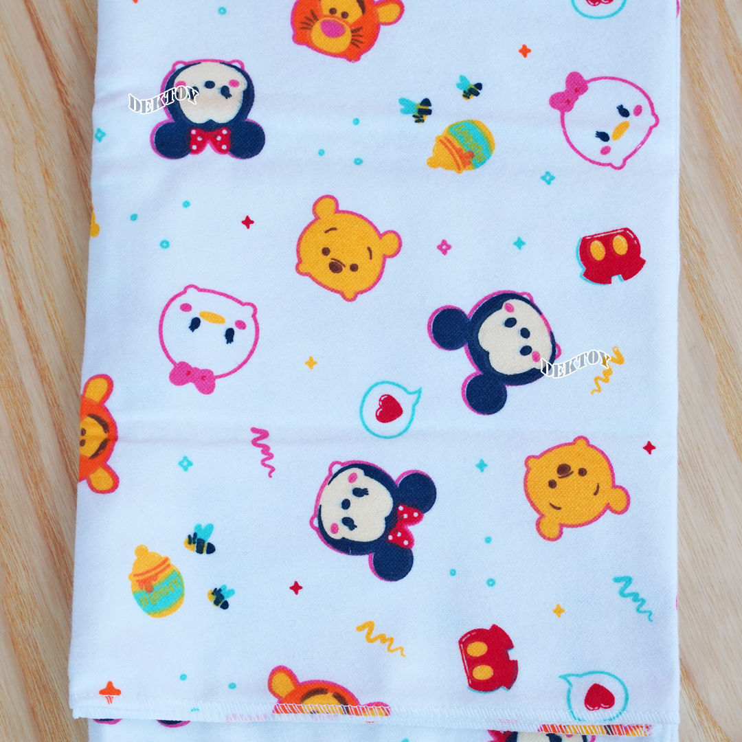 Grace Kids เกรซคิดส์ ผ้าอ้อมสำลี 27 นิ้ว 6 ผืน ลายซูมซูม