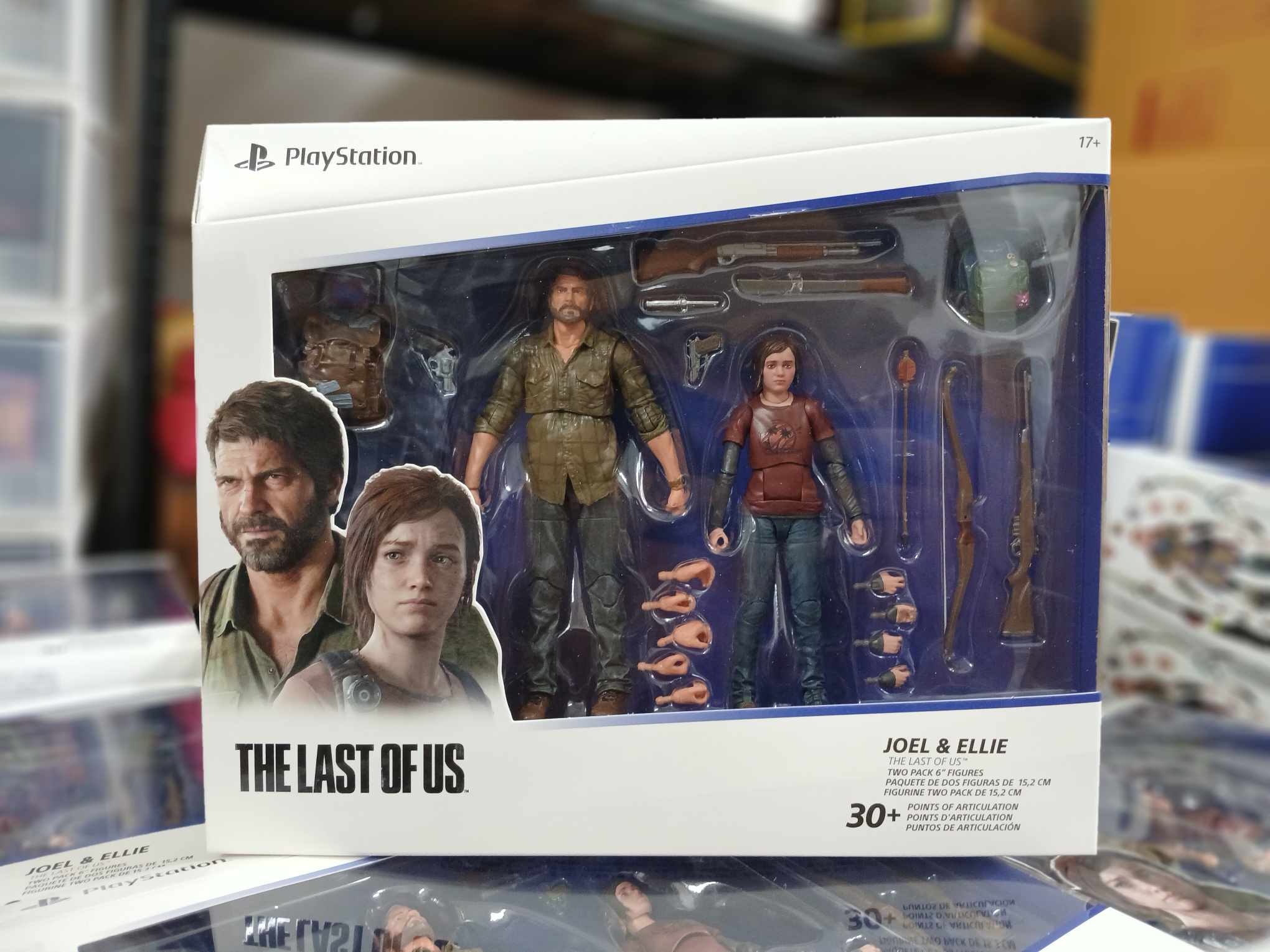 [พร้อมส่ง ]Spin master 1/12 : playstation last of us joel and ellie 2-pack