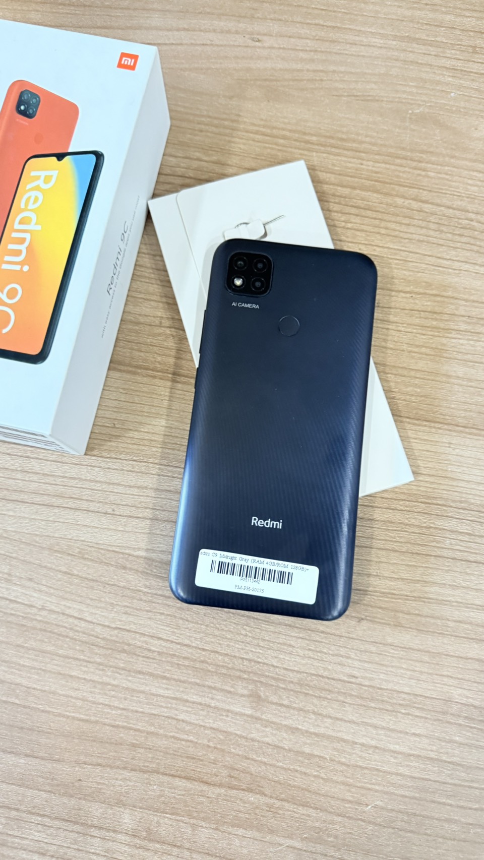 Redmi C9 Midnight Gray (RAM 4GB/ROM 128GB)+Adapter