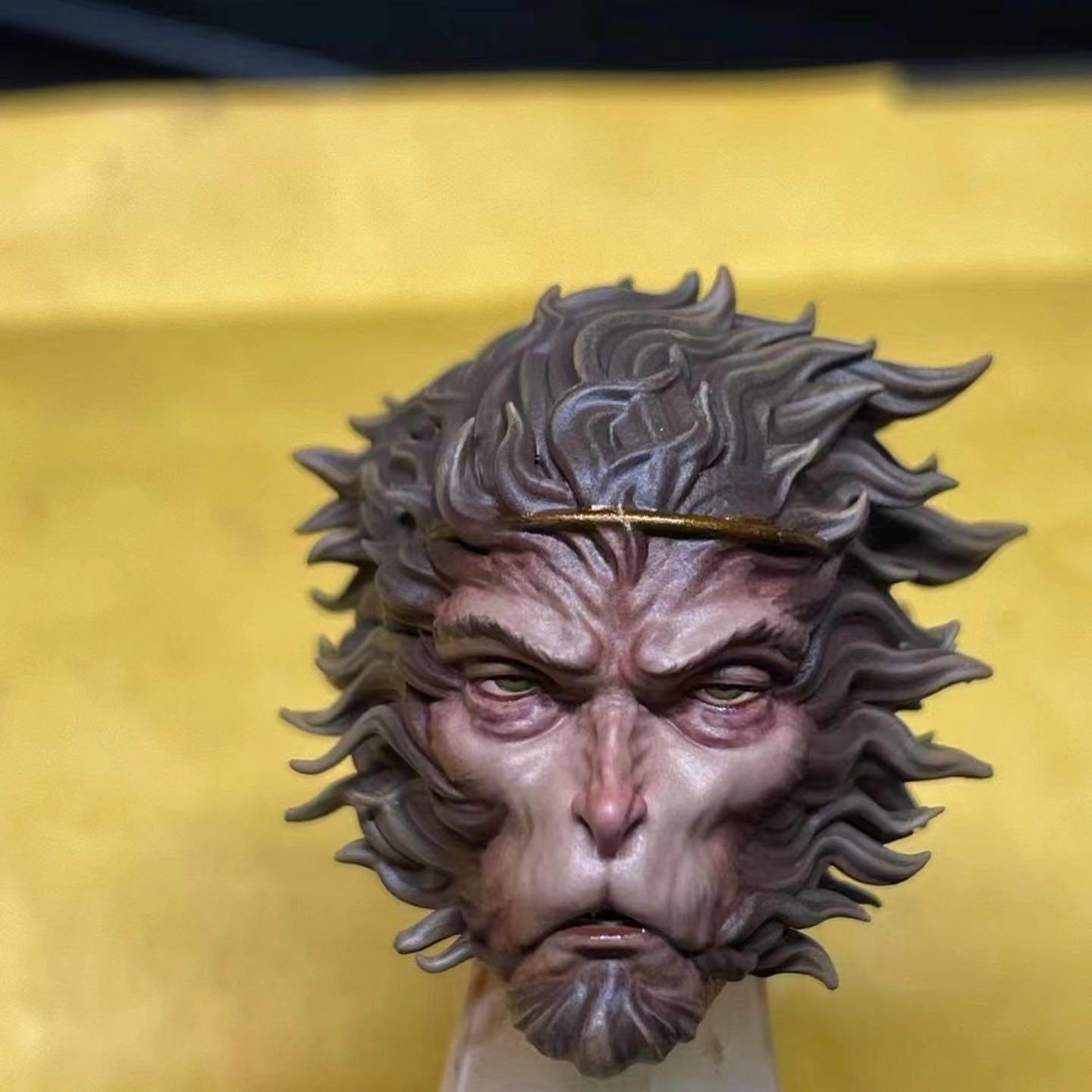 [พร้อมส่ง ] c.tudio 1/12 : Wukong custom Head เวอร์ชั่นหัวดิบไม่ลงสี - มีให้เลือก 4 แบบ