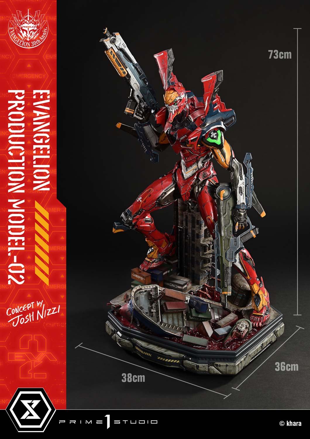 [สั่งจอง]Prime 1 Studio : Evangelion Production Model-02 (Josh Nizzi)