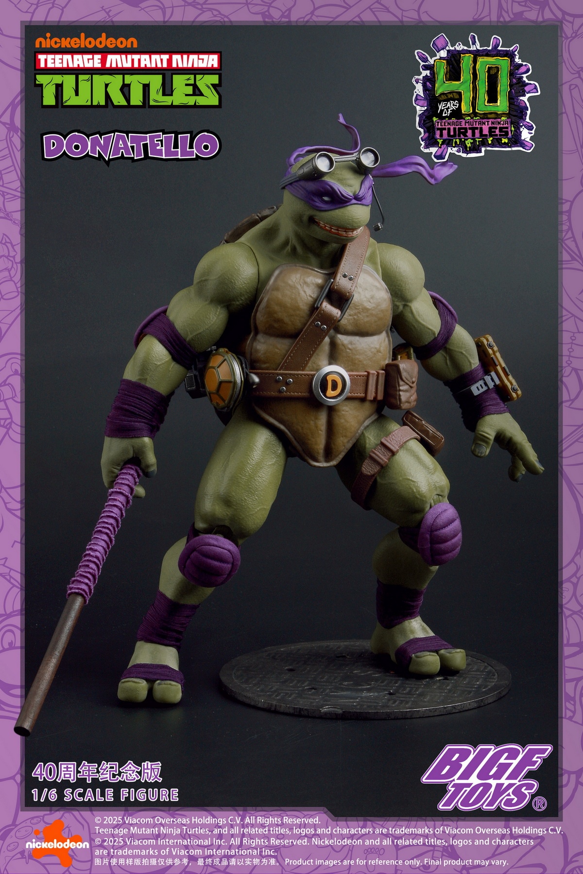 [สั่งจอง]BIGFTOYS BIGF-003 1/6 : TNMT - Donatello 40th Anniversary Edition