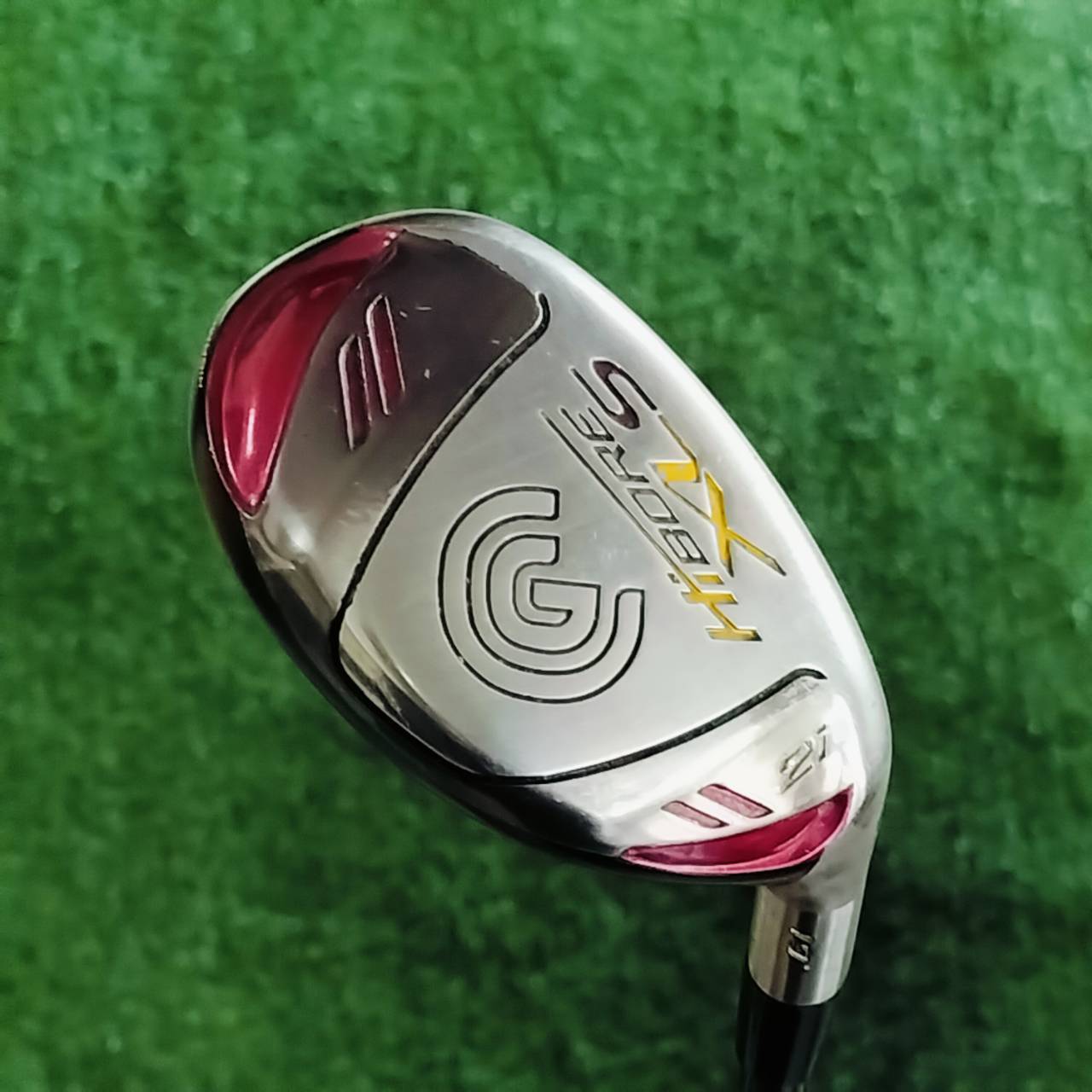 U2 Cleveland Hi-Bore XLS องศา 19 ก้าน FUJIKURA FIT-ON M GOLD FLEX R รุ่นนี้กระดองปาดลง ทำให้จุด CG มาอยู่ต่ำ ทำให้ตีลอยง่ายมากๆ ไม้กอล์ฟพรีเมี่ยมมือสอง ของแท้ By NakaraLuxurious