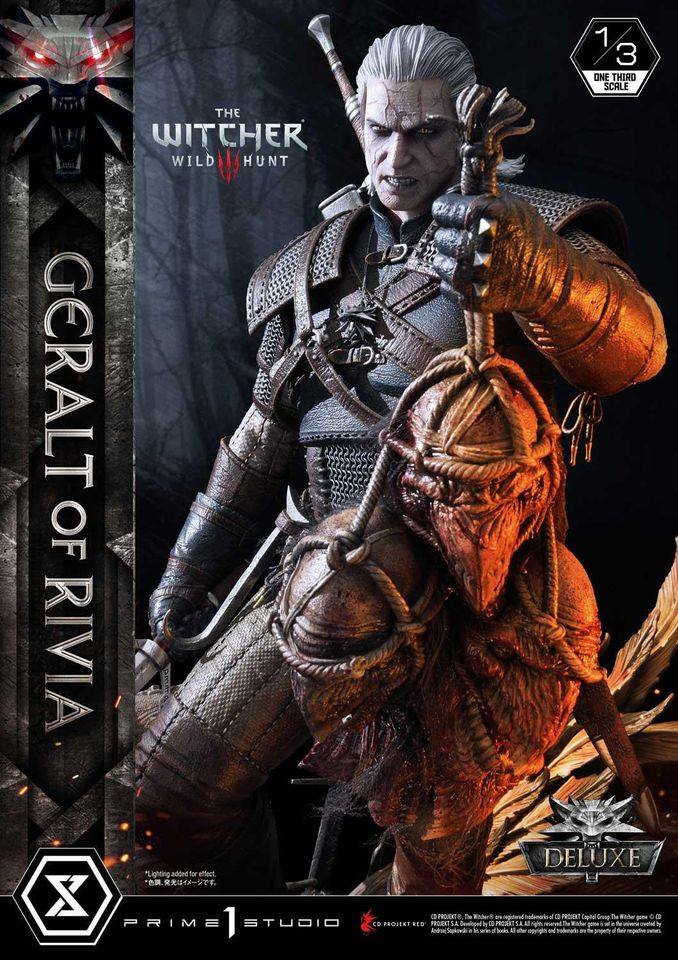 [สั่งจอง]Prime 1 Studio MMW3-01DX 1/3 scale Geralt of Rivia (The Witcher 3) Deluxe Version