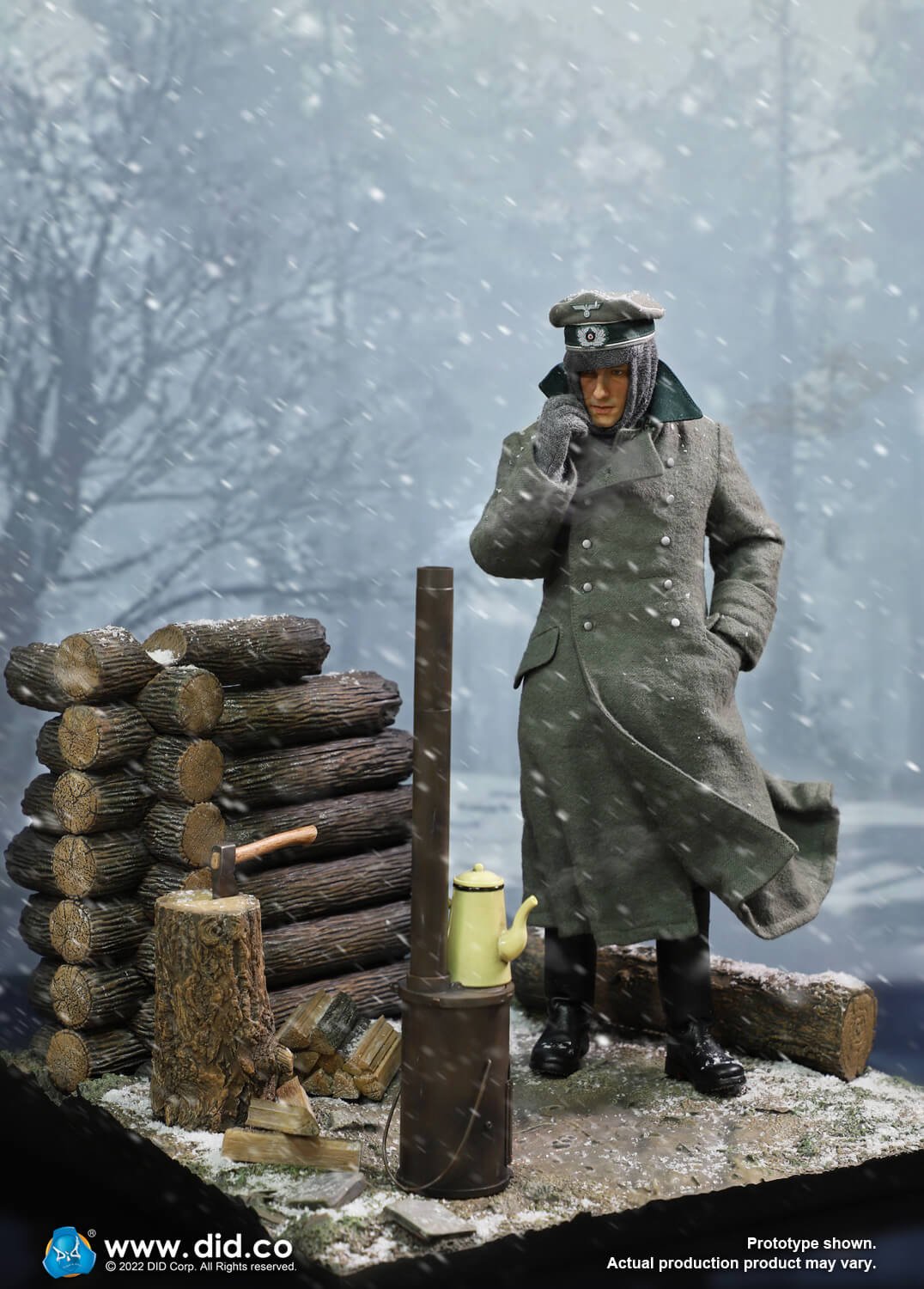 [สั่งจอง]DID 1/6 E60067 : WWII Stove Diorama Set