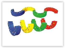 โดนัททรงตัวมหัศจรรย์ (ใหญ่) ,ตัวต่อ, ทางเดิน, ฝึกการทรงตัว, การทรงตัว, การเคลื่อนไหว กายภาพบำบัด