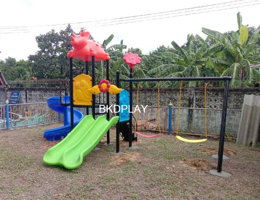 เครื่องเล่นสนามกลางแจ้ง เครื่องเล่นสนามในร่ม, เม่นน้อยกับเหล่าเพื่อนรัก ,สไลเดอร์, กระดานลื่น, ของเล่น,ครุภัณฑ์สนามเด็กเล่น, สพฐ,โครงการโรงเรียนประชารัฐ