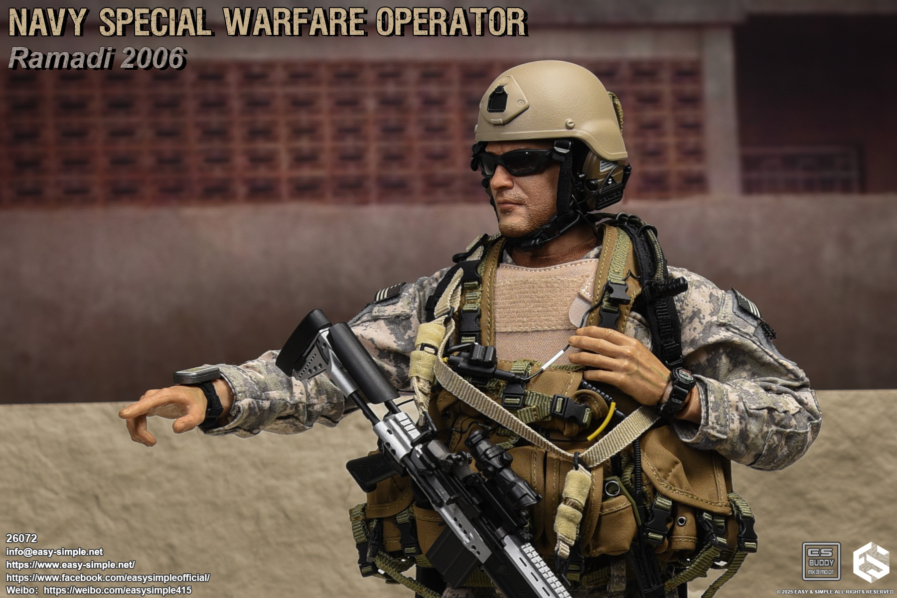 [สั่งจอง]Easy&Simple 26072 1/6 : NAVY SPECIAL WARFARE OPERATOR Ramadi 2006