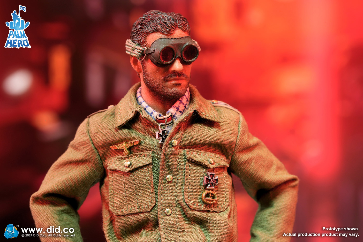 [สั่งจอง]DID XD80026 1/12 : Palm Hero Series WWII German U-Boat Commander - Lehmann