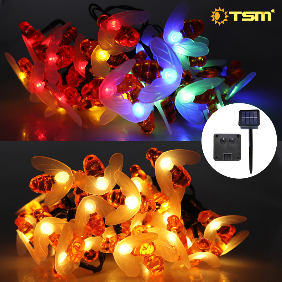 ไฟประดับ ไฟตกแต่ง โซล่าเซลล์ 30LED 8โหมด ยาว 6.5-10 เมตร กันน้ำ ไฟแต่งสวน ใช้พลังงานแสงอาทิตย์