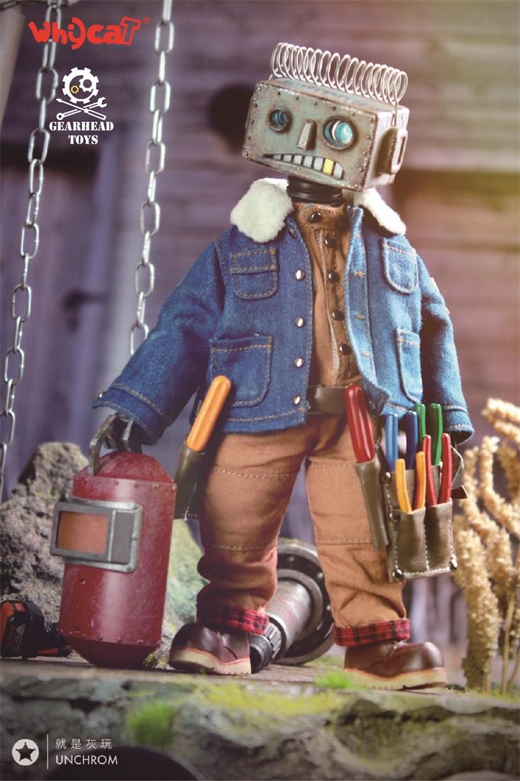 [สั่งจอง]Whycat & GEARHEADTOYS GHT001 ClumsyBot Series NO.1 : Repairman Curry