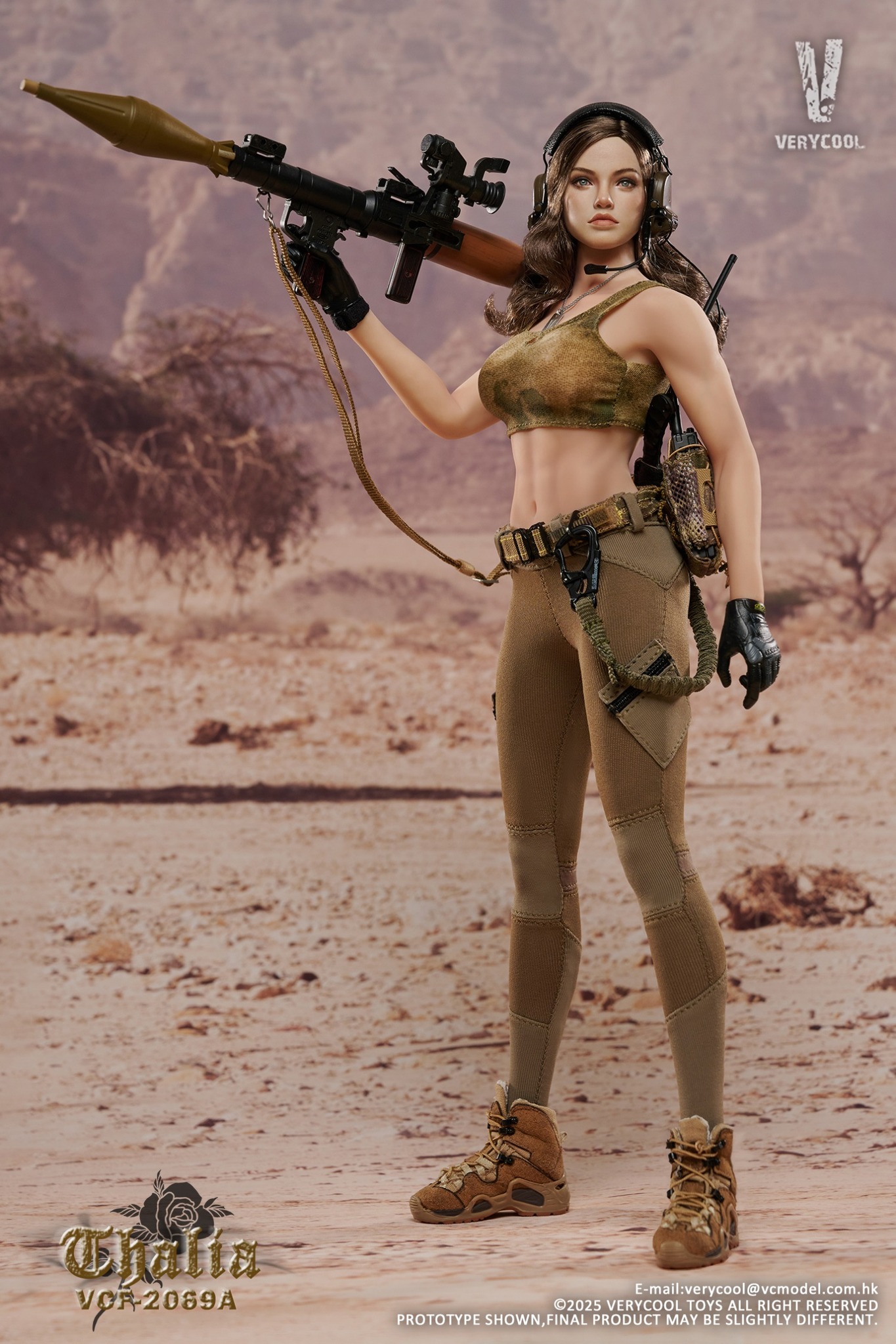 [สั่งจอง] VERYCOOL 1/6 Desert Female Soldier Thalia