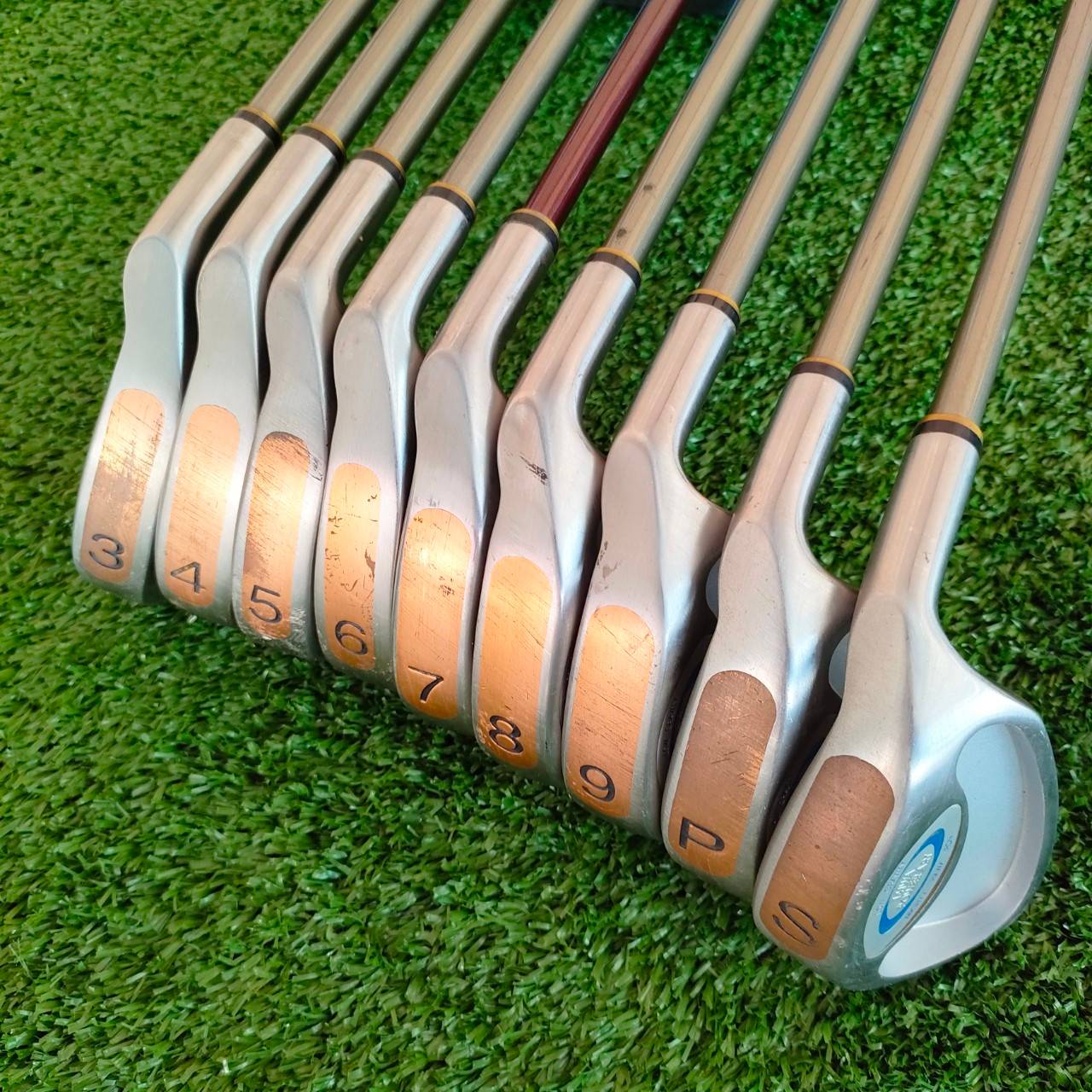 ชุดเหล็ก I-HWA POWER ART MIGHIT มีเหล็ก 3-9 เเละ PW SW ก้าน M2M FLEX R