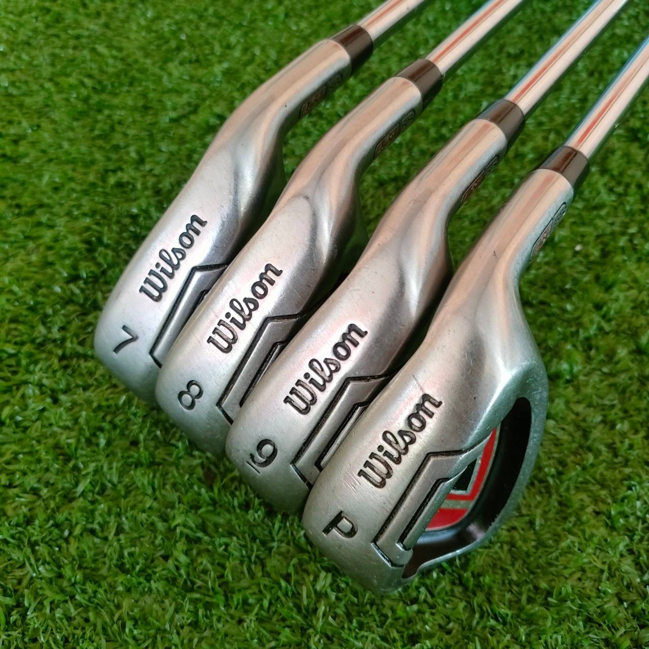 ชุดเหล็ก WILSON 1200 MOI 431 SS มีเหล็ก 7-9 เเละ PW ก้าน TRUE TEMPER FLEX R เหล็กตีง่ายมาก HIGH MOI , ชดเชยความผิดพลาดสูงสุด ไม้กอล์ฟมือสอง ของแท้ BY NakaraLuxurious