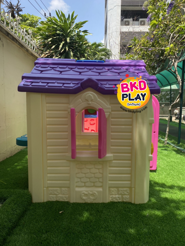 บ้านเจ้าหญิงชมพูม่วง บ้านของเล่น ,บ้านเด็ก ,บ้านพลาสติกของเล่นเด็ก,พร้อมส่ง