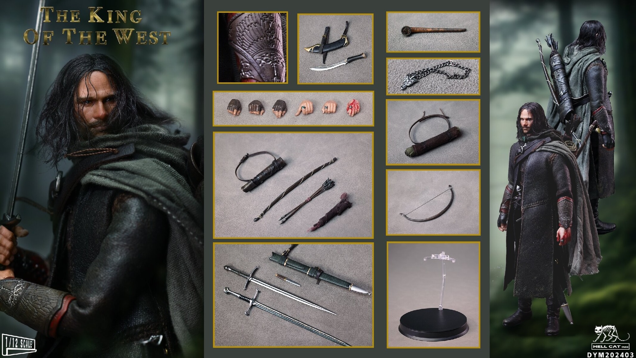 [สั่งจอง]Hellcat studio DYM202403 1/12 : The King of the West