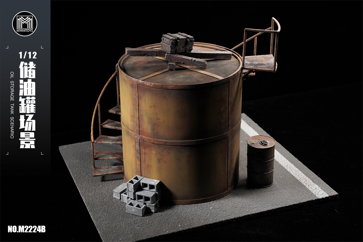 [สั่งจอง]mmmtoys 1/12 : Oil Storage Tank Scenario