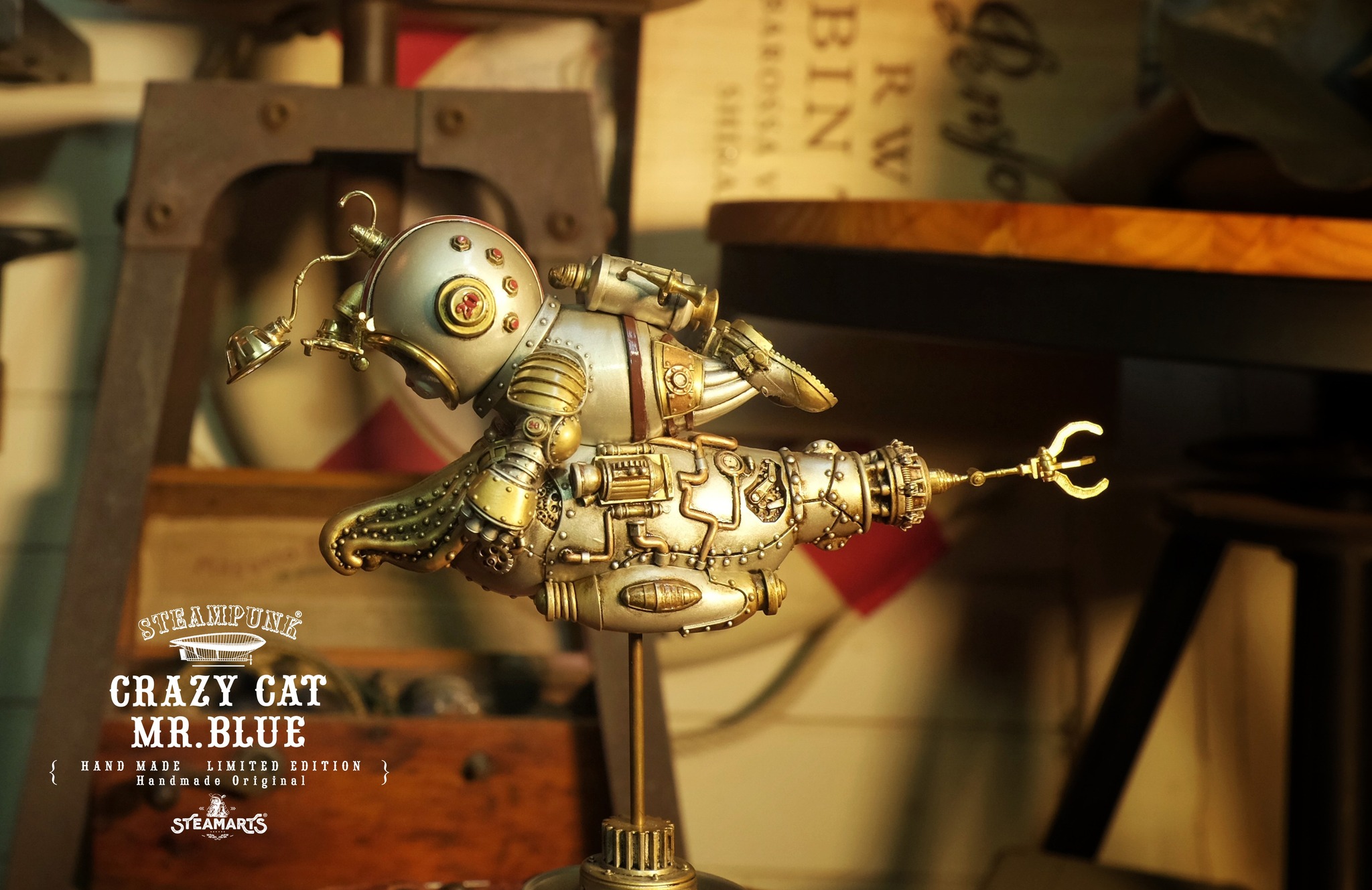 [สั่งจอง]STEAMARTS SA2024CCMB01 : SQUID KNIGHT MR.BLUE 22cm