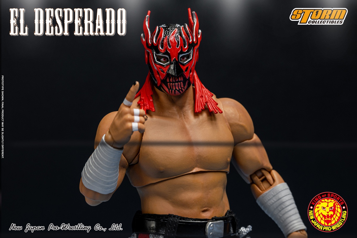 [สั่งจอง]Storm Toys NJED01 1/12 : EL DESPERADO (Red Mask Version) New Japan Pro Wrestling