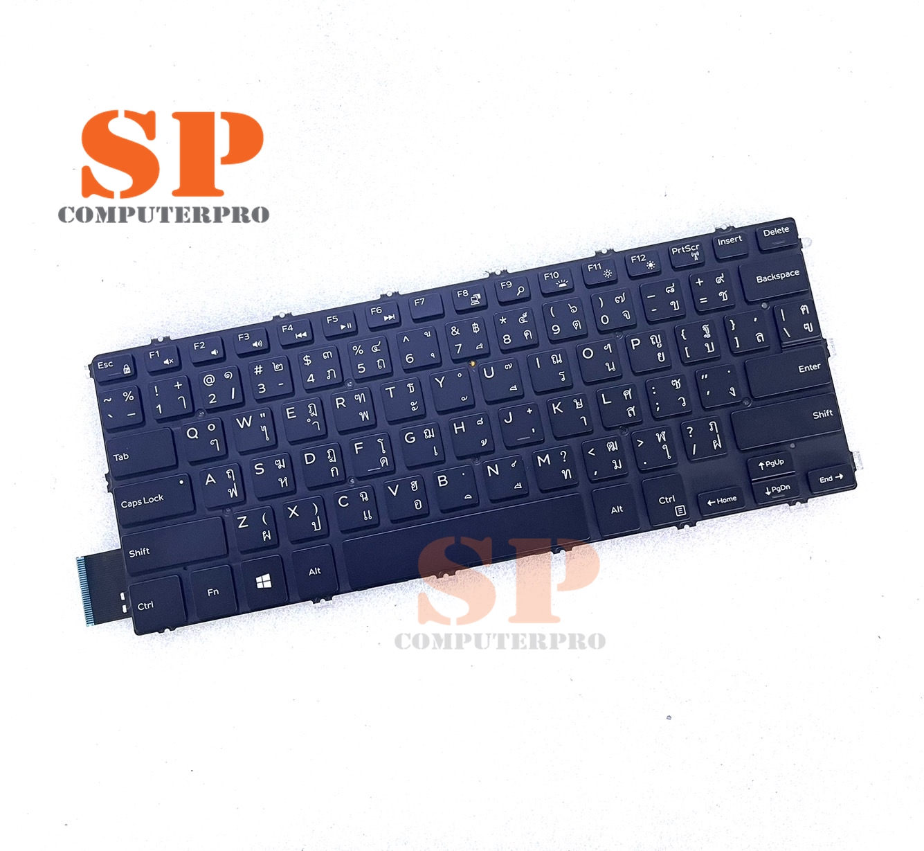 DELL KEYBOARD คีย์บอด DELL Inspiron 7386 5480 5481 5482 5485 5488 5491 5580 5582 5585 5591 Latitude 3400