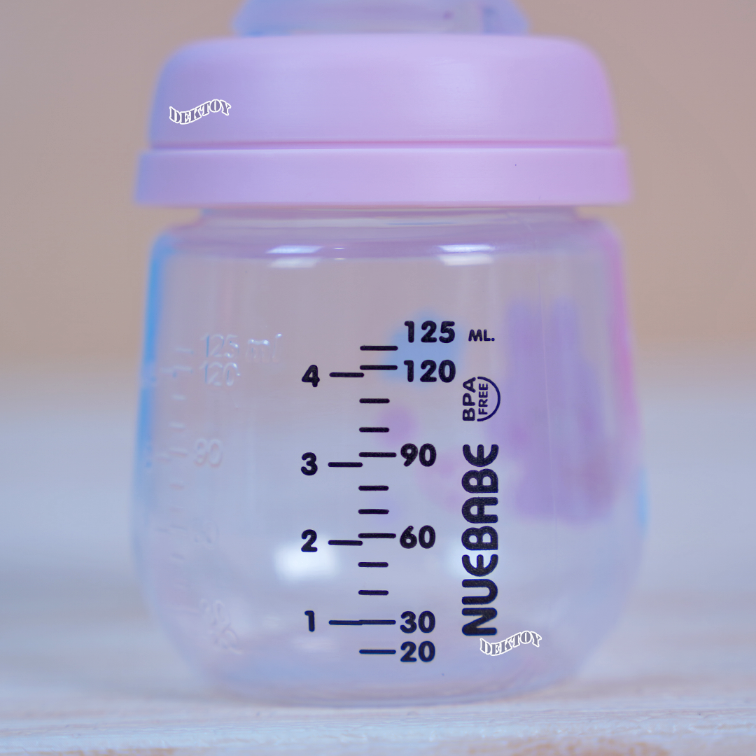 Nuebabe นูเบบ ขวดนมPPนูเบบคอกว้างรุ่นMellow พร้อมจุก Anticolic ไม่ดูดไม่ไหล 4ออนซ์/9ออนซ์