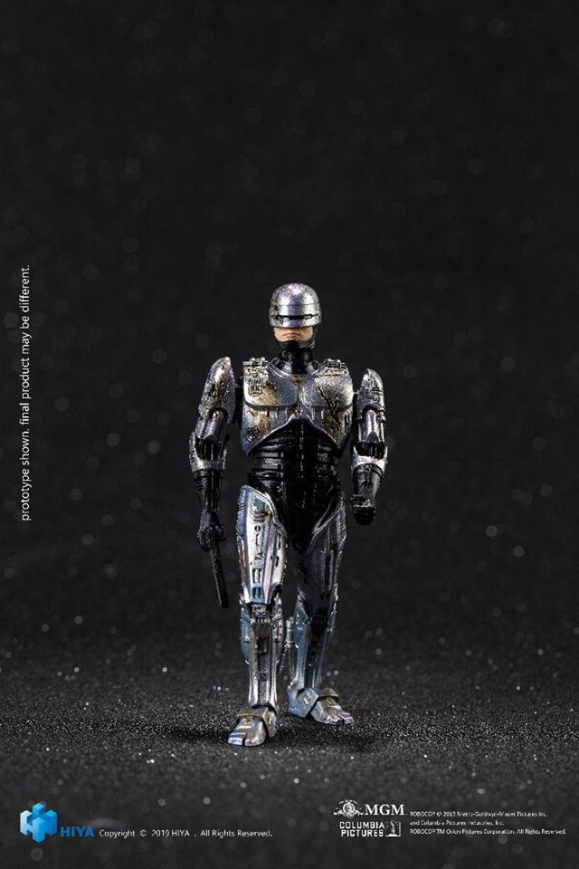 [สั่งจอง]Hiya Toys LR0076 ROBOCOP: Battle Damage ROBOCOP 1:18 Scale 4 Inch Acton Figure
