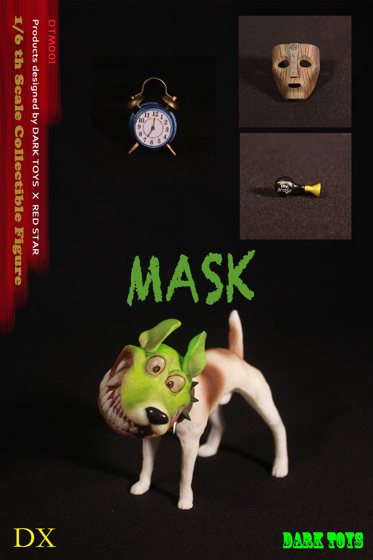 [สั่งจอง]DARK TOYS DTM001 1/6 Collectible Figure MASK Deluxe Edition